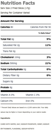 Nutritional Facts