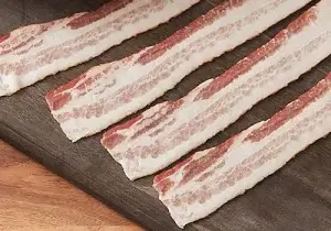 Raw bacon